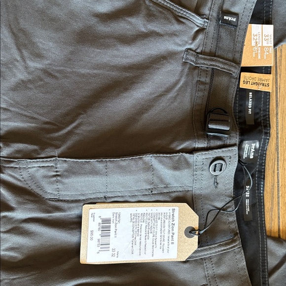 Prana Men's Zion ll Stretch Charcoal Cargo Pants. NWT Size 33x32 - Picture 13 of 13